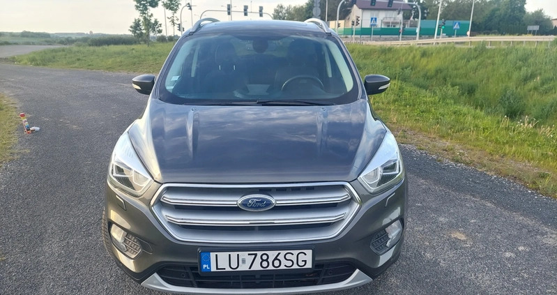 Ford Kuga cena 70800 przebieg: 143480, rok produkcji 2017 z Lublin małe 172